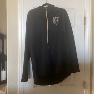 Mens Vegas Golden Knights zip hoodie.